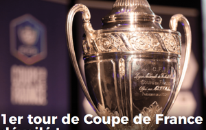 Tirage 1er tour de la Coupe de france 2021-22