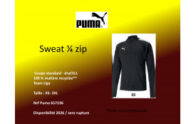 25-26 Sweat 1/4 zip Adulte 